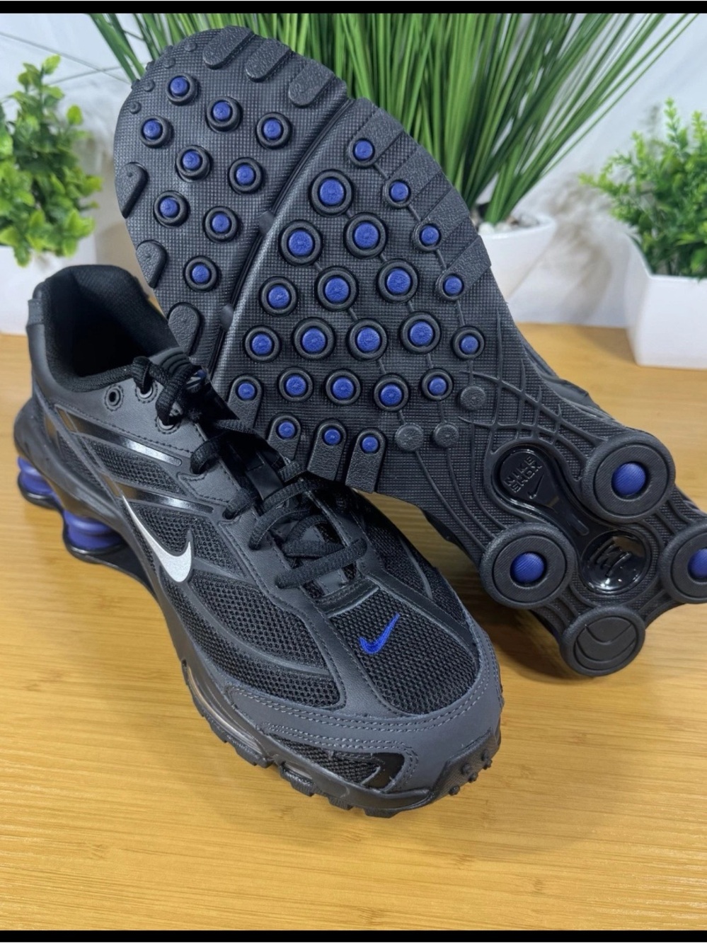 Nike Shox Ride 2 reflective Black Metallic Silver Blue Mens Shoes IM5999-010